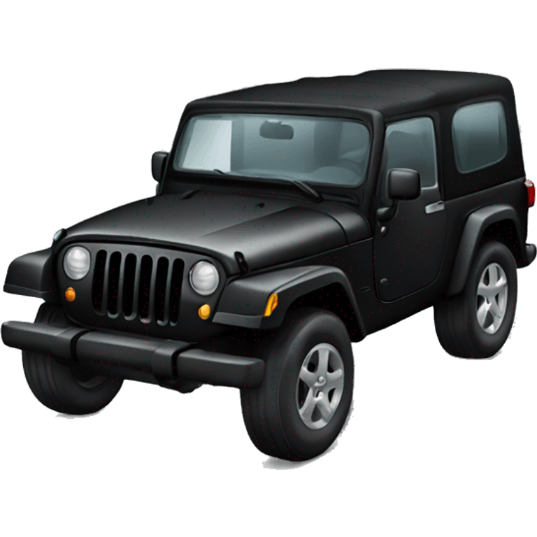 Black jeep  emoji