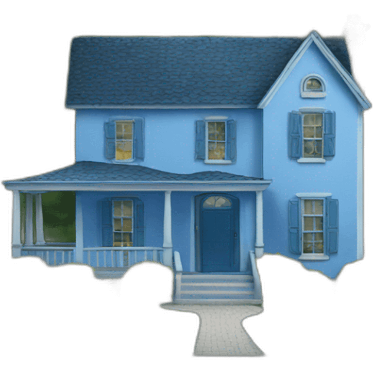 blue-house-mini emoji