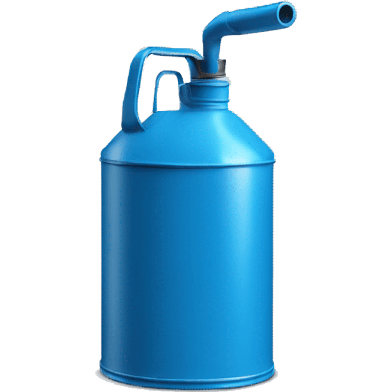 Oil can blue color emoji