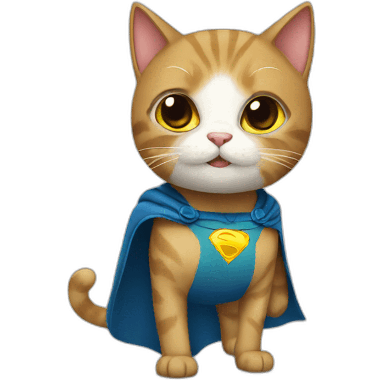 A superhero cat  emoji