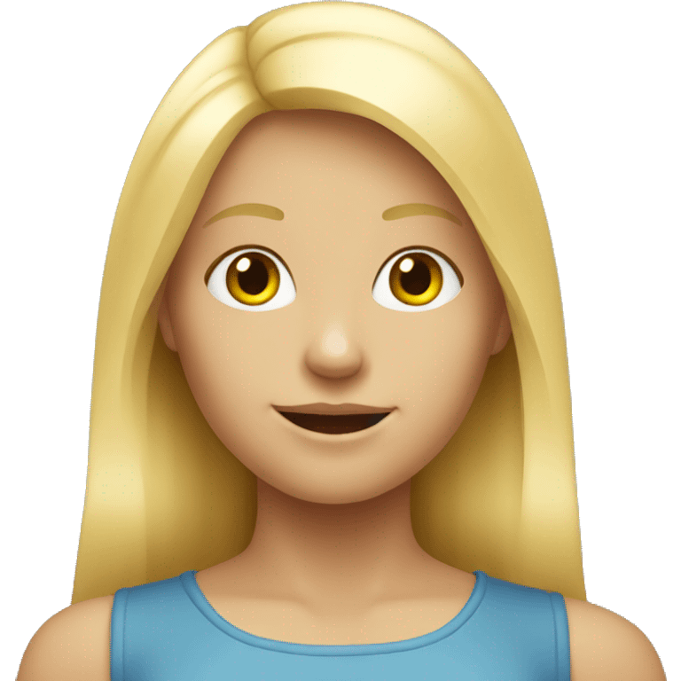 blond swedish girl  emoji