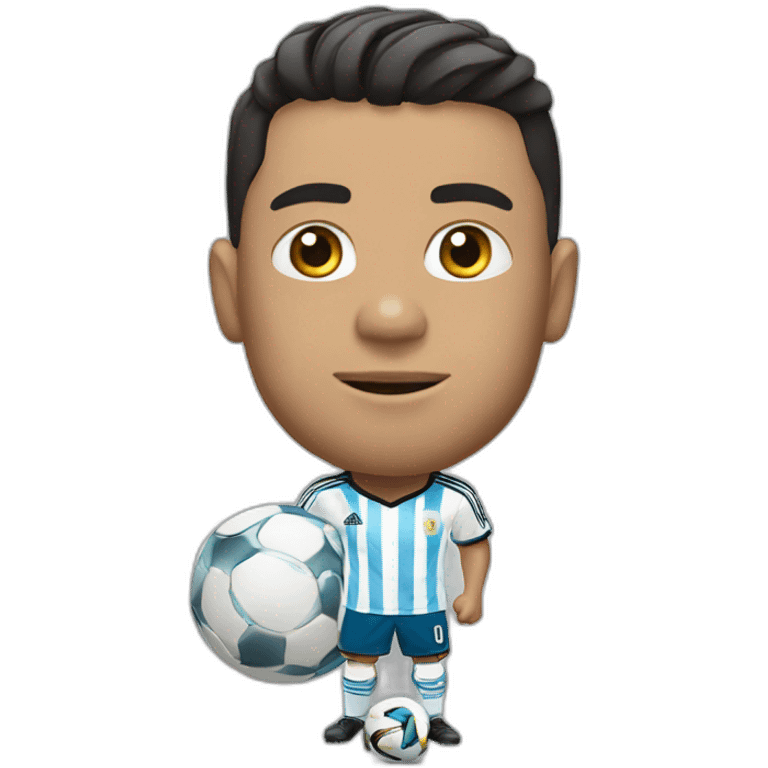 ronaldo wearing argentina shirt emoji