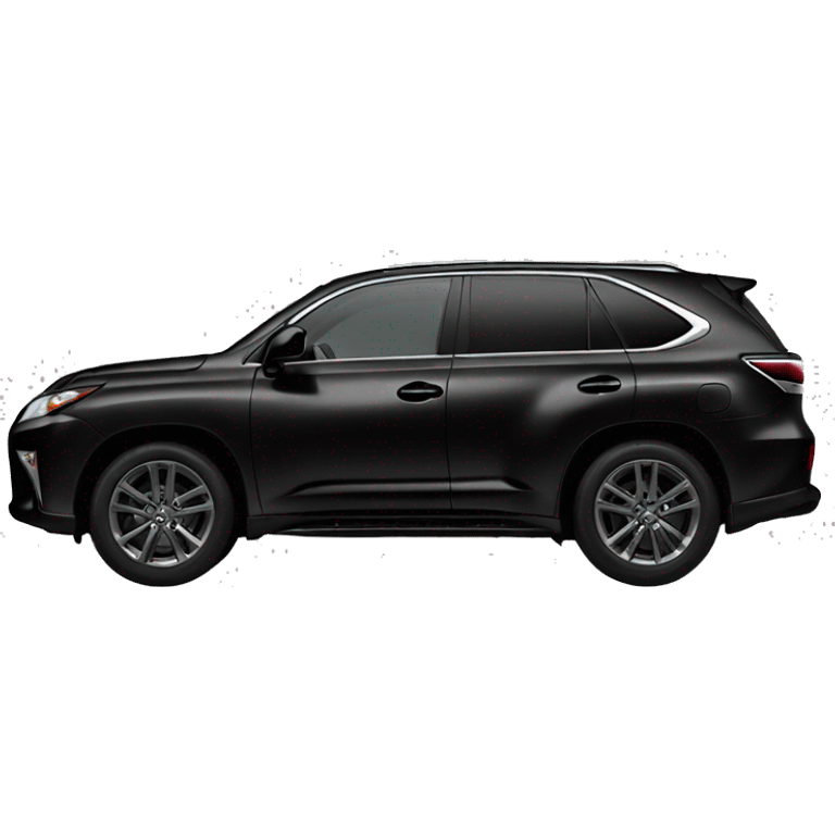 black lexus car emoji