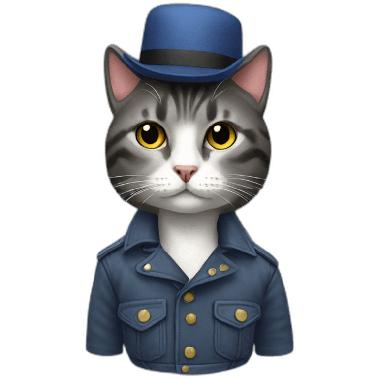 Balentiaga fashionable cat emoji