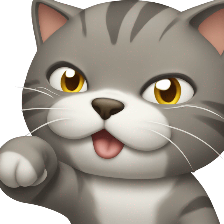 Cat slapping  emoji