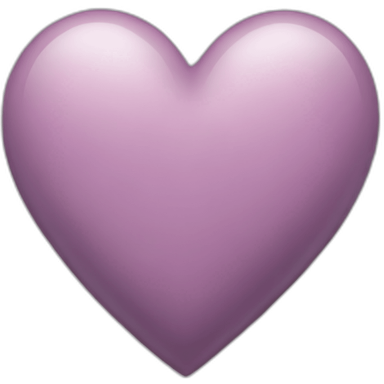 Mauve heart emoji