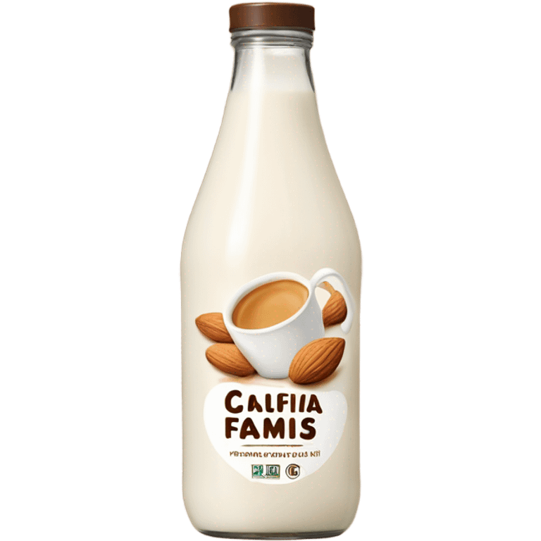 Califia farms barista blend almond milk emoji