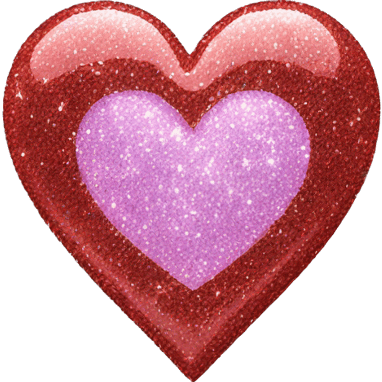 Heart glitter heart  emoji