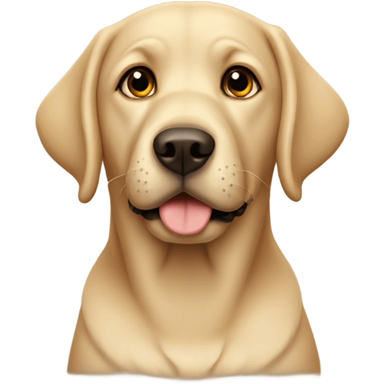 Labrador love  emoji