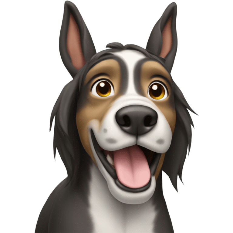 Dog donkey  emoji