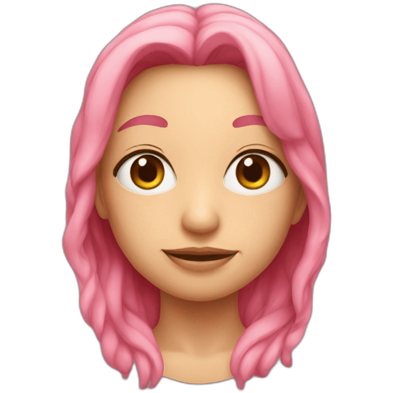 Sapo rosa emoji