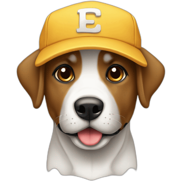 perro con gorra emoji