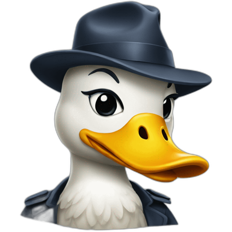 Detective duck emoji