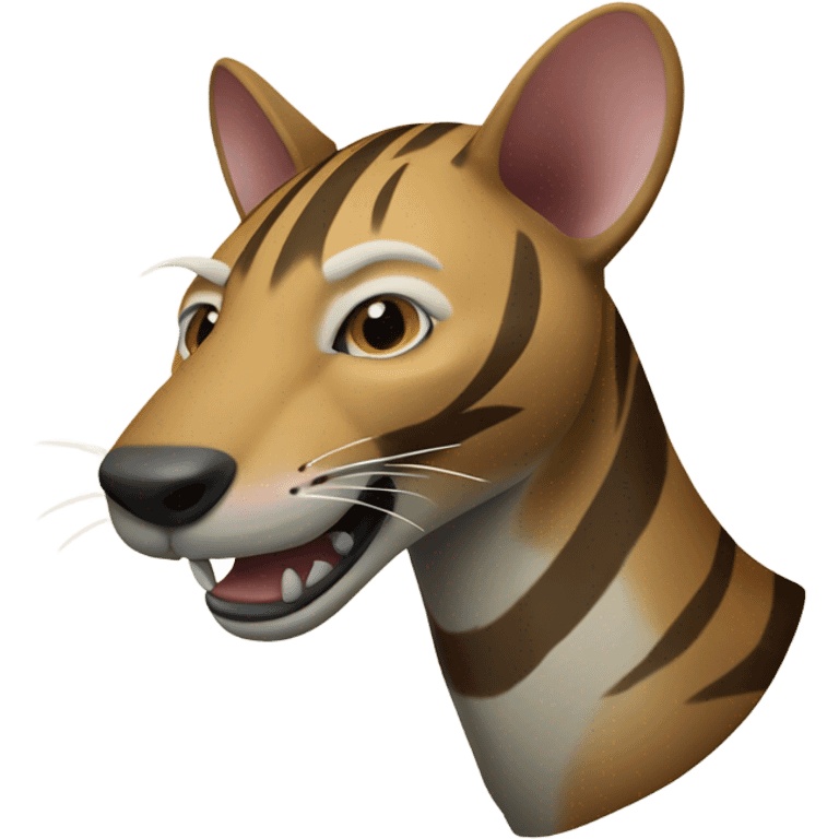 Tasmanian tiger emoji