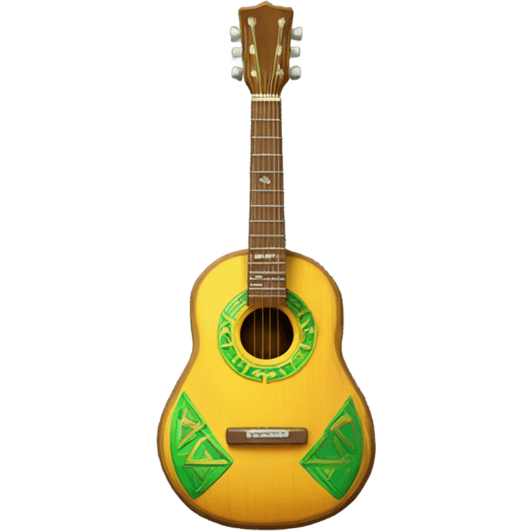 Link from Zelda guitar emoji