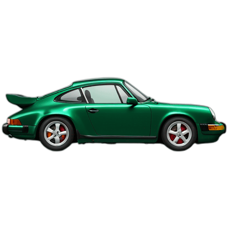 dark green Porsche 911 emoji