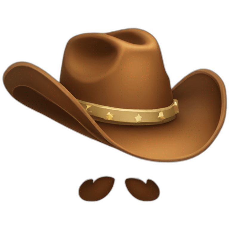 Christmas cowboy hat emoji