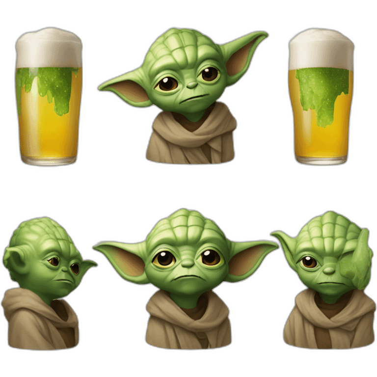 yoda beer  emoji