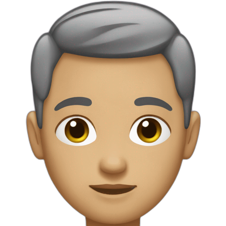 nonbinary writer buzzcut emoji