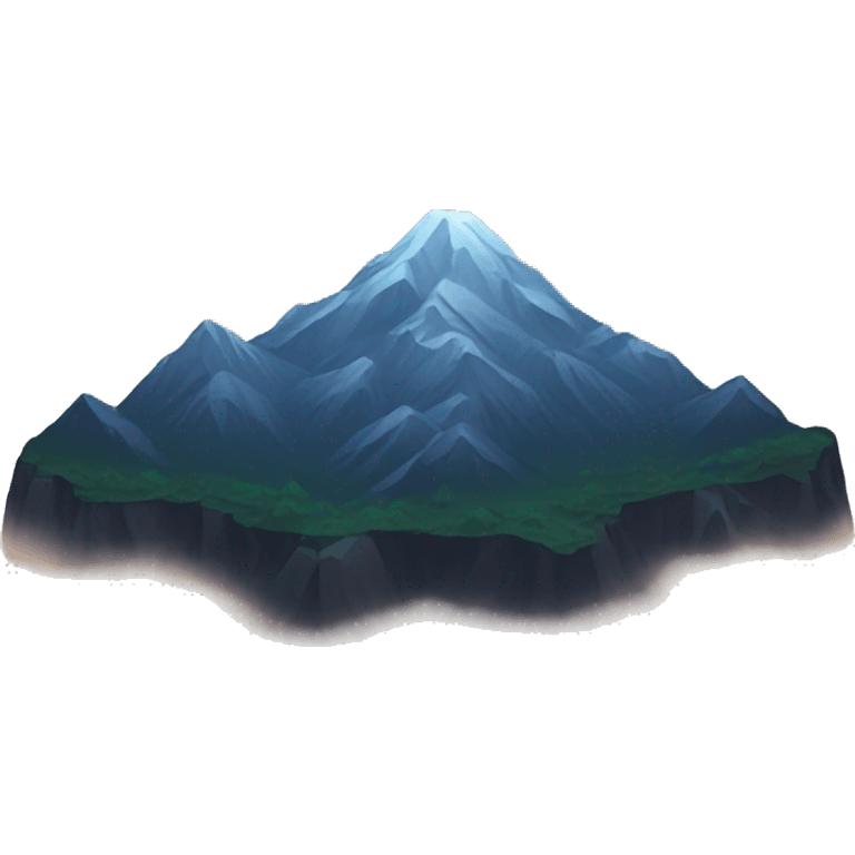 night mountain emoji