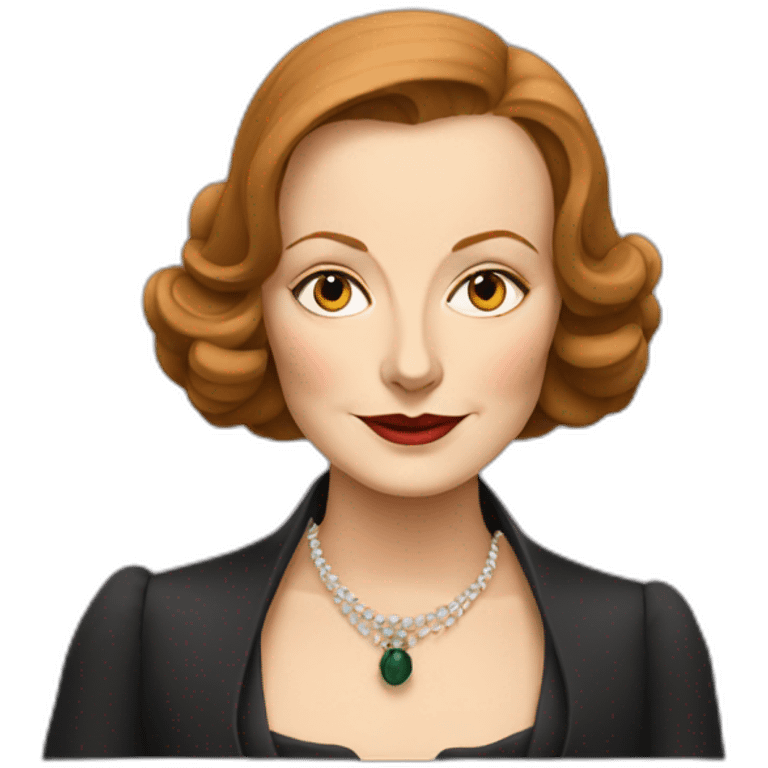 Greta Garbo emoji