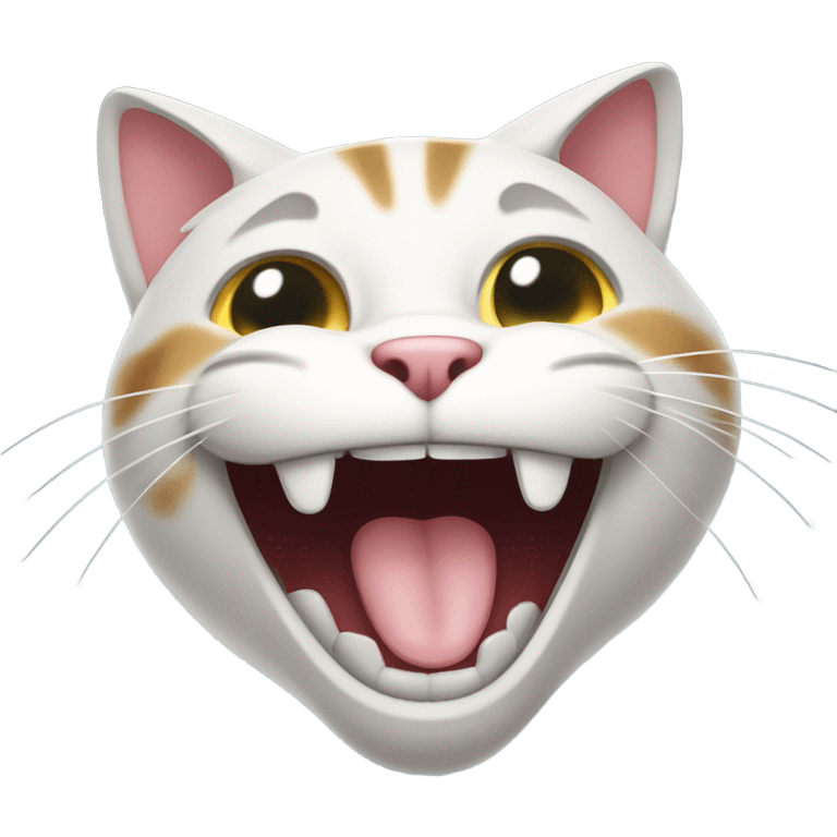 Laughing cat emoji