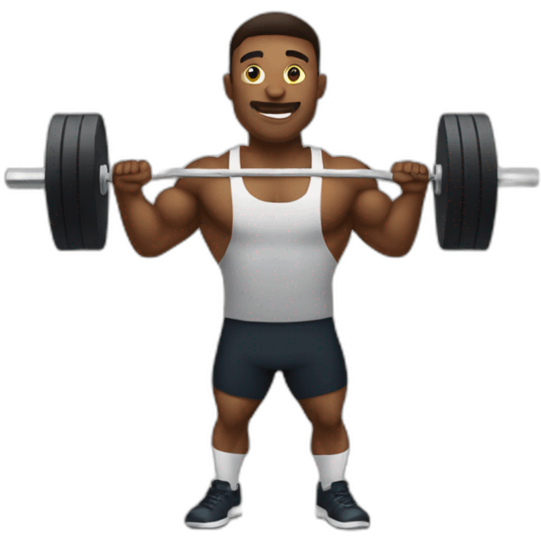 man weightlifter emoji