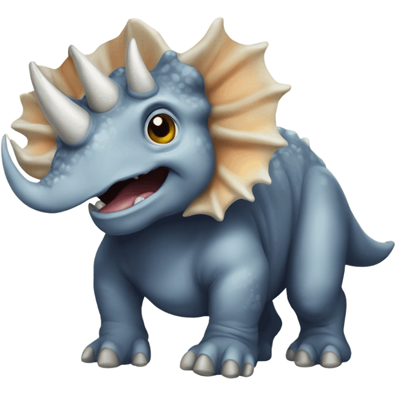 Triceratops emoji