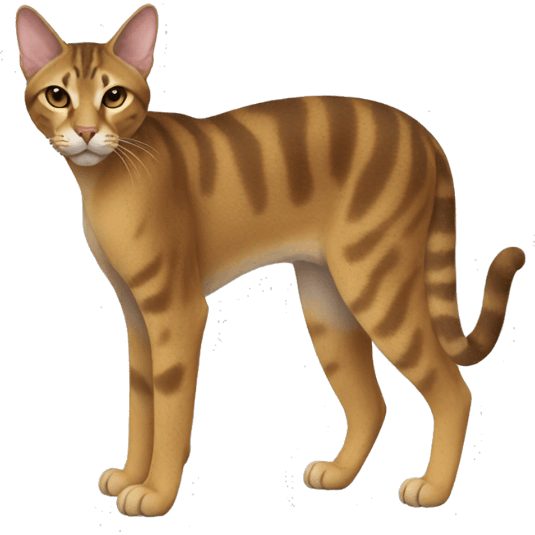 Sokoke Cat Breed Full Body emoji