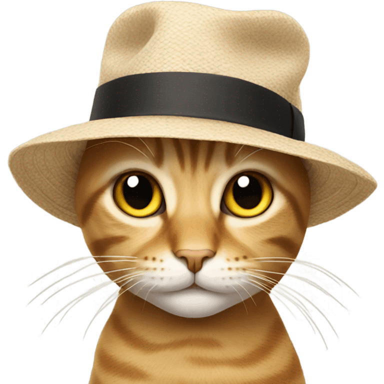 Cat wearing hat emoji