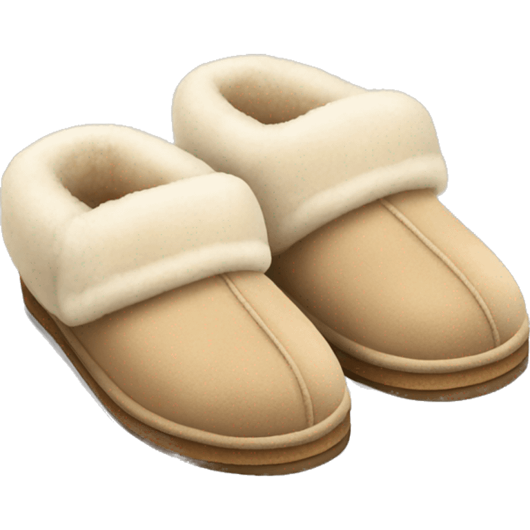 Beige Ugg Slippers emoji