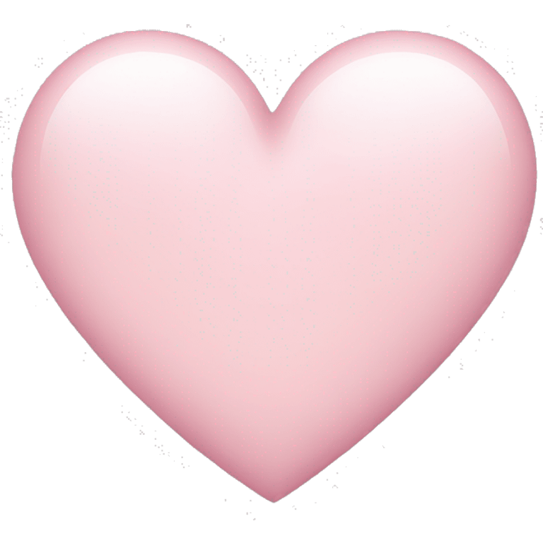 Light pink heart emoji