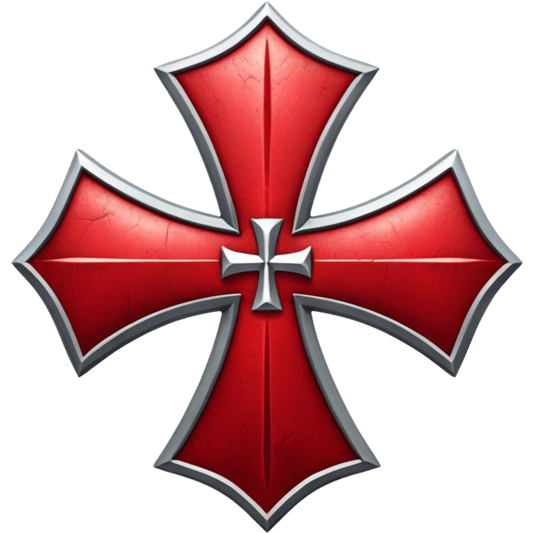 Red templar cross emoji