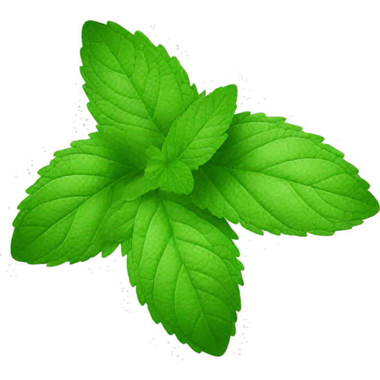 Mint leaf emoji