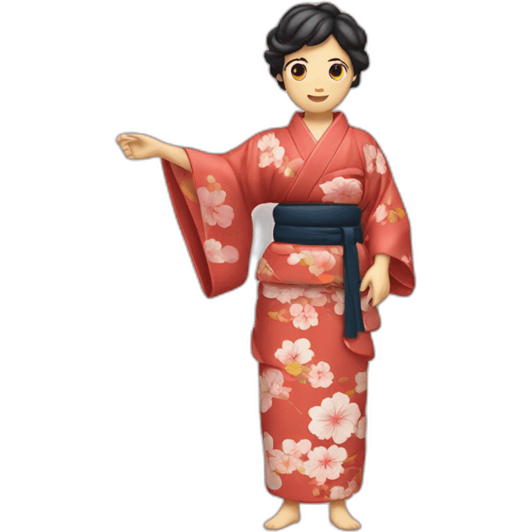 Kimono avec ceinture vertz emoji