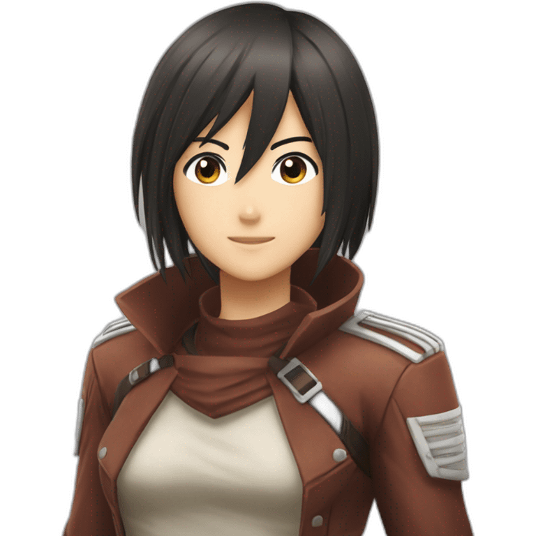 mikasa ackerman full body speed emoji