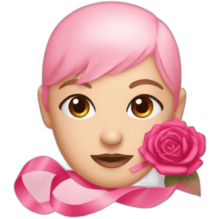 ruban rose cancer du sein emoji