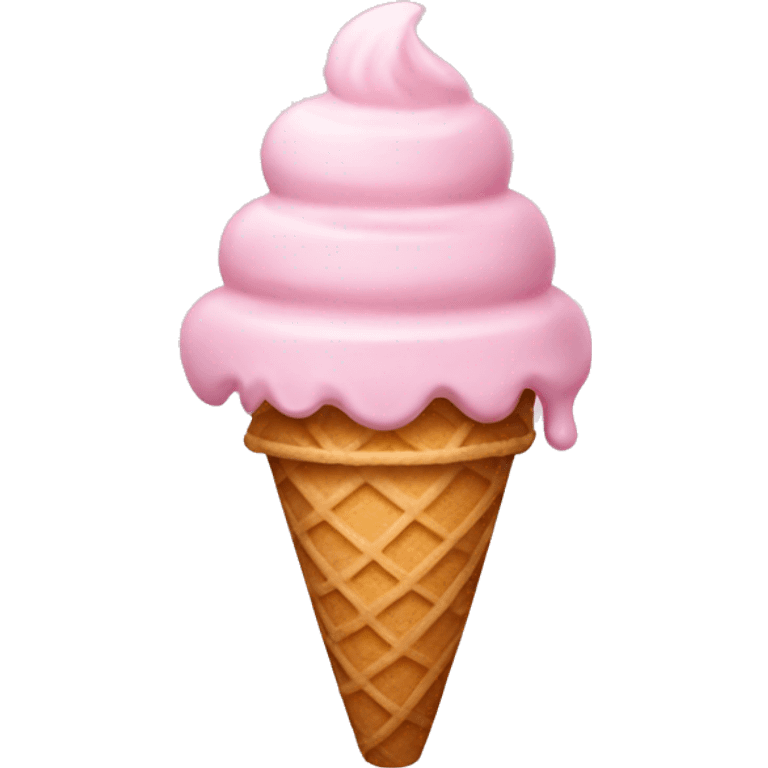 Light Pink Ice Cream emoji