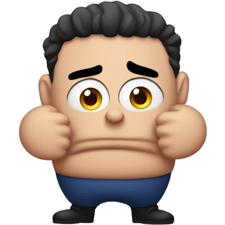 Strongman confused  emoji