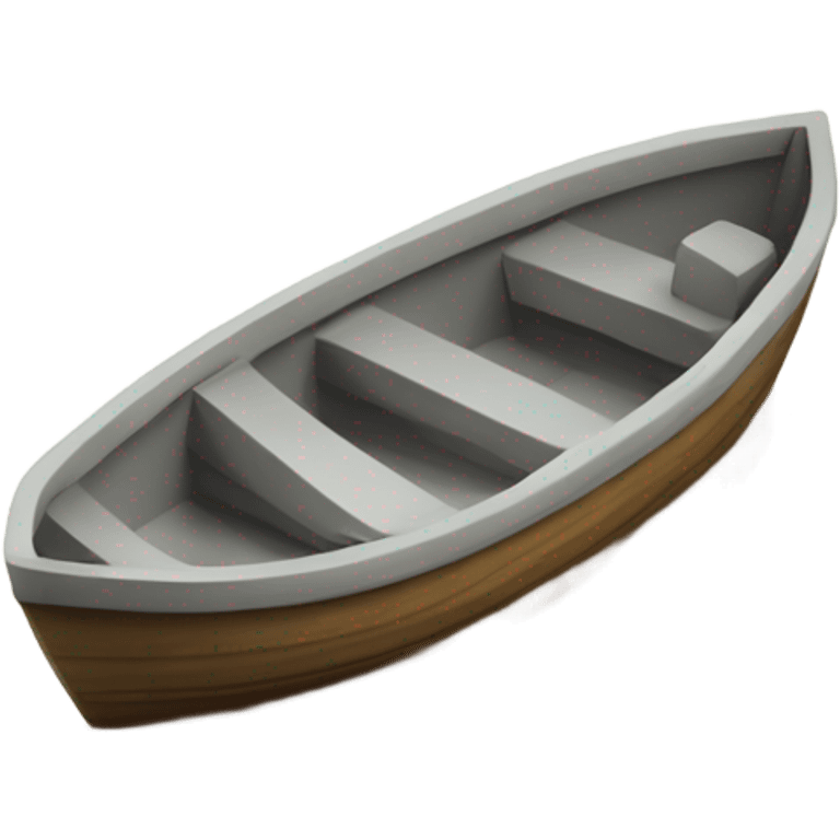 Sea with small boat  emoji