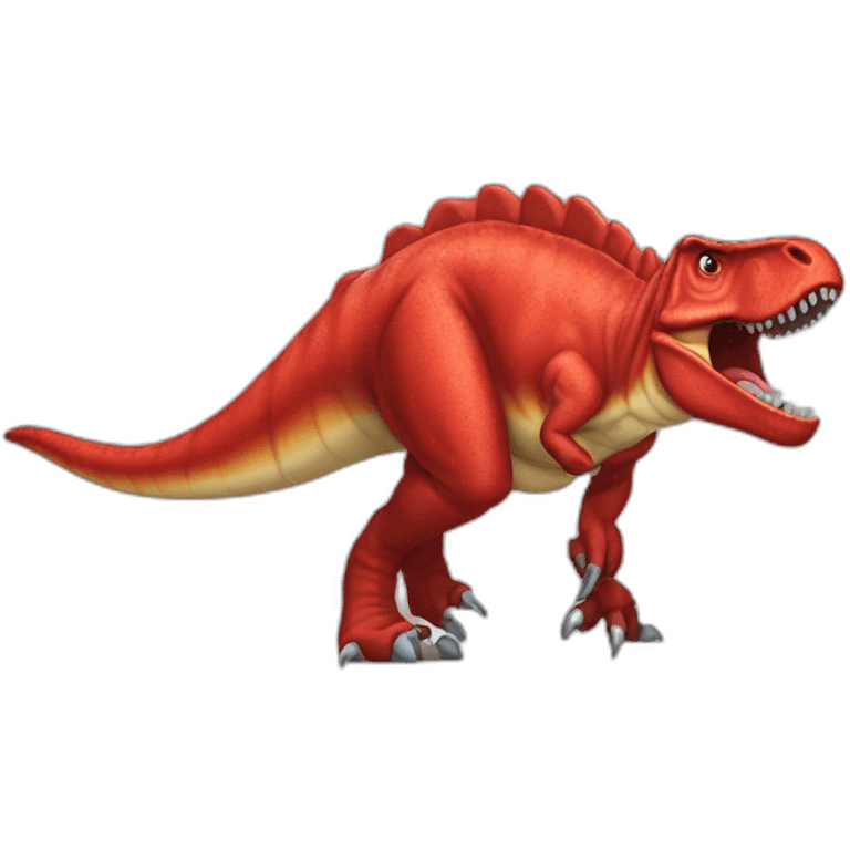 red tarbosaurus emoji