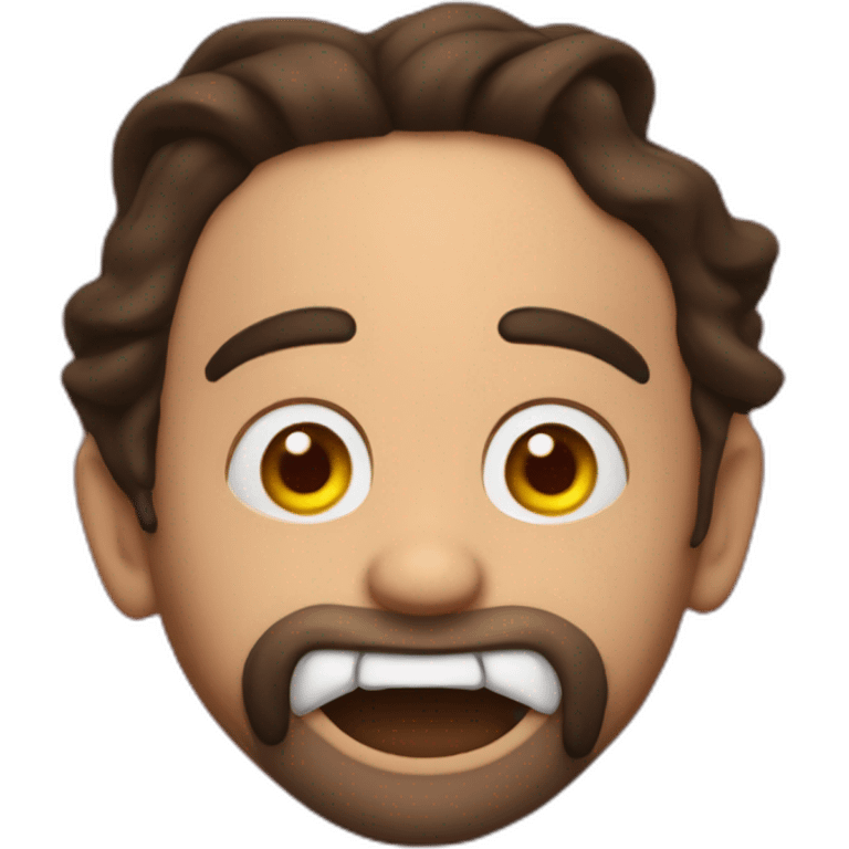 Devil with the face of Pablo Iglesias emoji