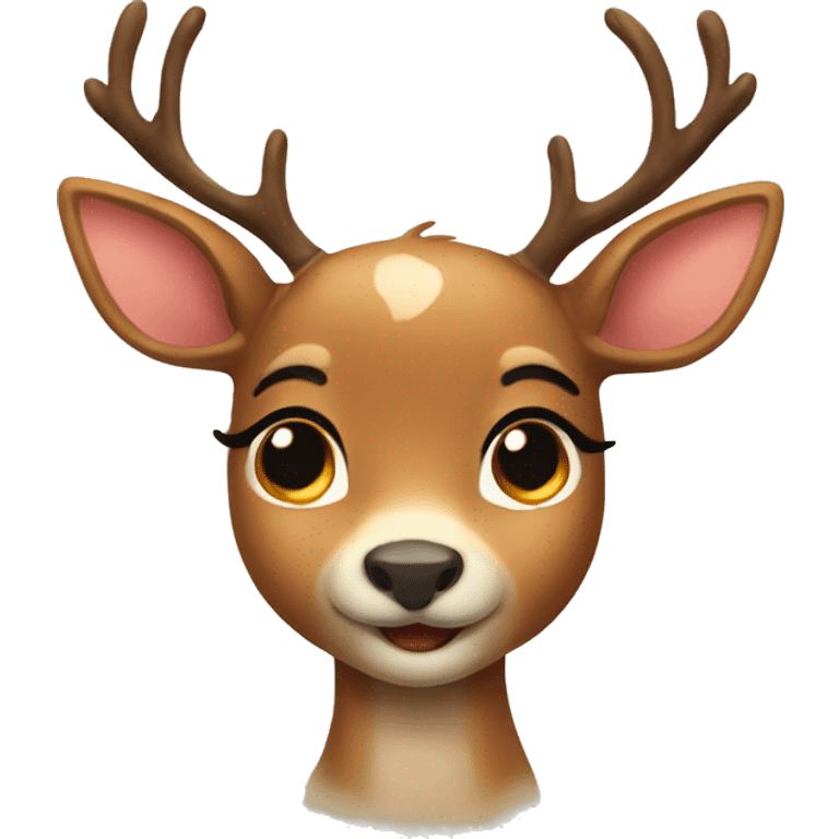 Cute deer emoji