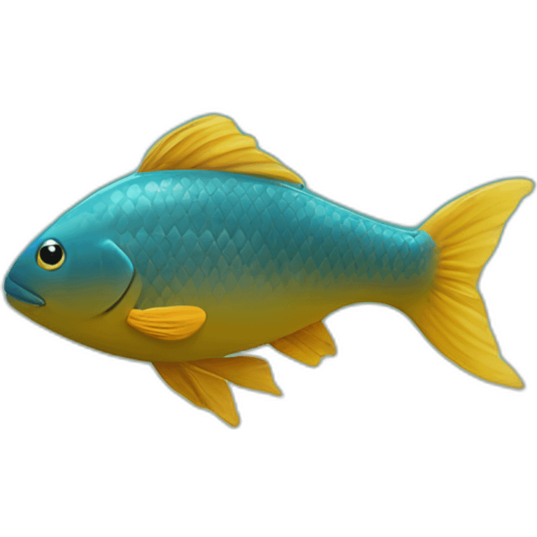 Un poisson dans l’eau emoji