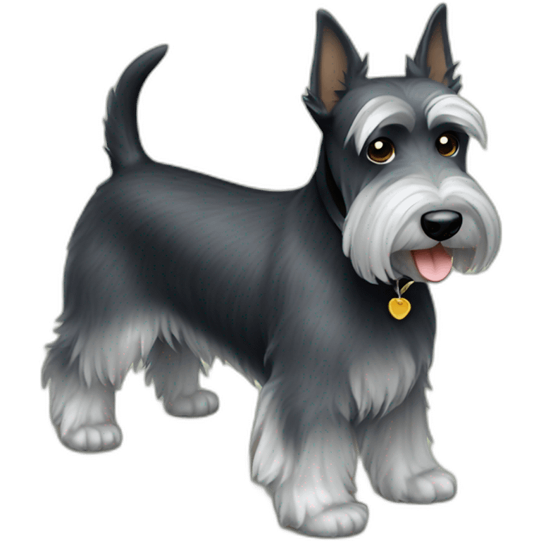 dog scottish terrier full body emoji