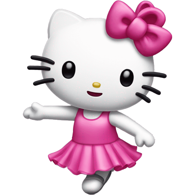 Dancing hello kitty  emoji