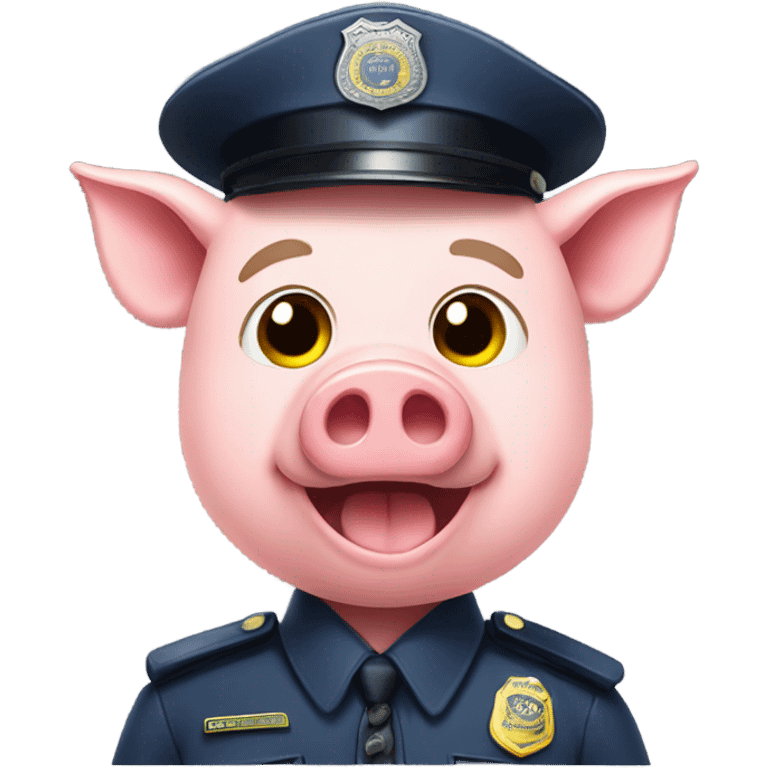 Pig policemen  emoji