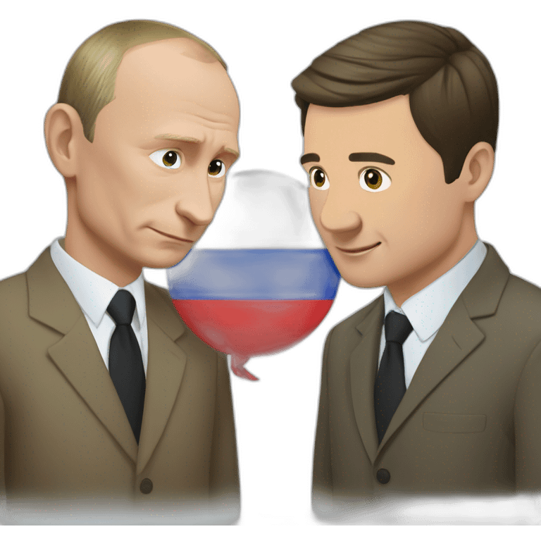 putin vs zelenskyy emoji