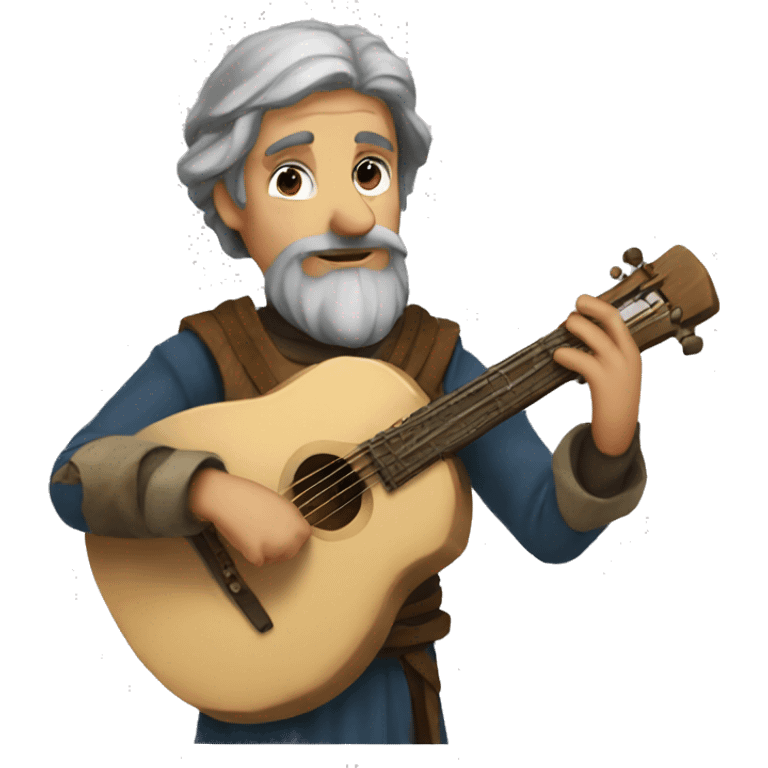 medieval bard help scrib emoji