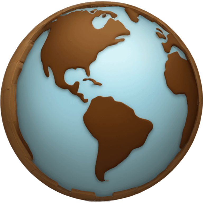 Globe Brown emoji